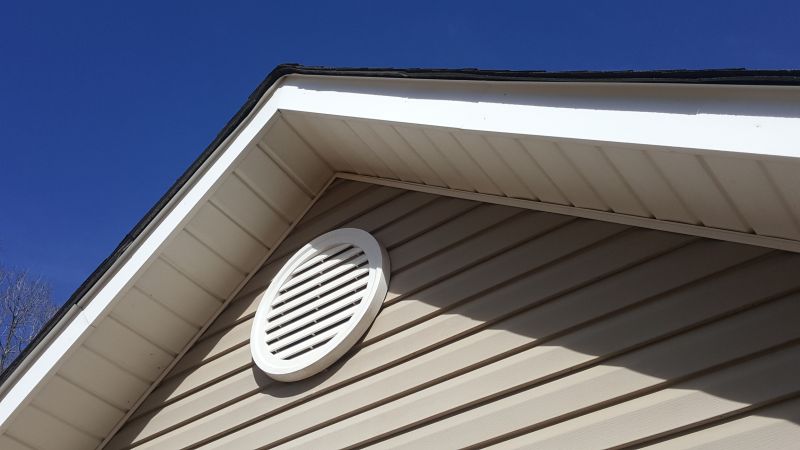 Gable Vent Installation in Progress